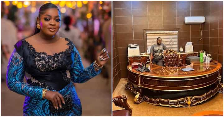 Eniola Badmus shows off office with lavish, exquisite furniture
