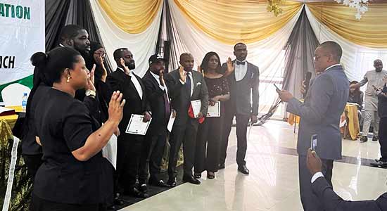 Afam Osigwe inaugurates NBA-Bwari branch, Paul Dauda emerges chair