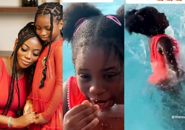 Davido’s baby mama, Sophia Momodu faces backlash over Imade in pool