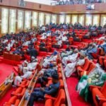 Nigerian Senate chamber during plenary session discussing proposed six-year single term bill for presidents and governors.