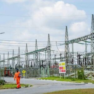 Power transmission lines as Lagos unveils new plan to deliver 24-hour electricity and end blackouts across the state.