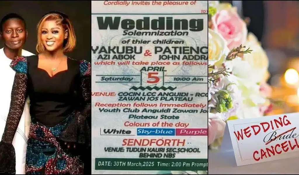 Bride calls off wedding on eve to D-Day over husband's choice of church, gong-news.com