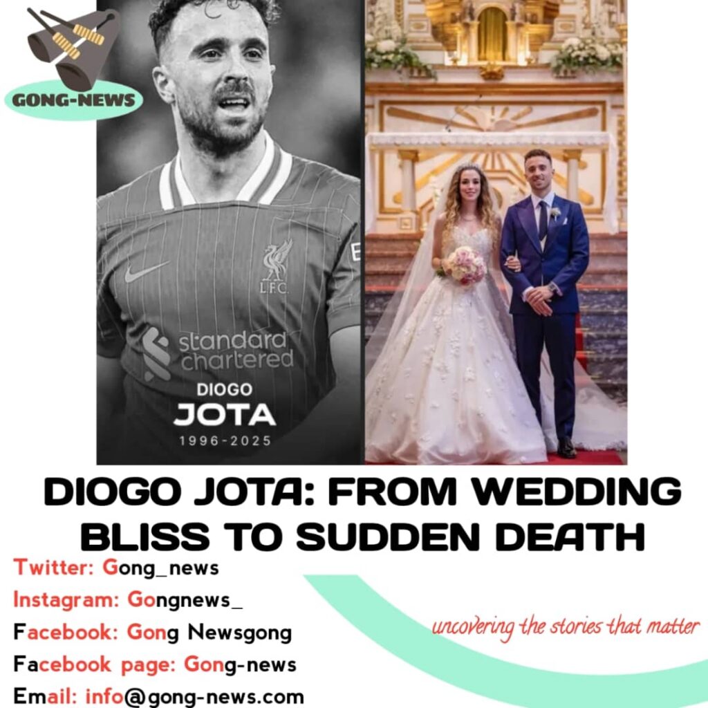 Diogo Jota: From Wedding Bliss to Sudden Death, gong-news.com