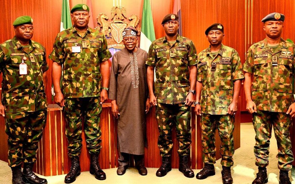 New Service Chiefs arrive presidential villa for decoration