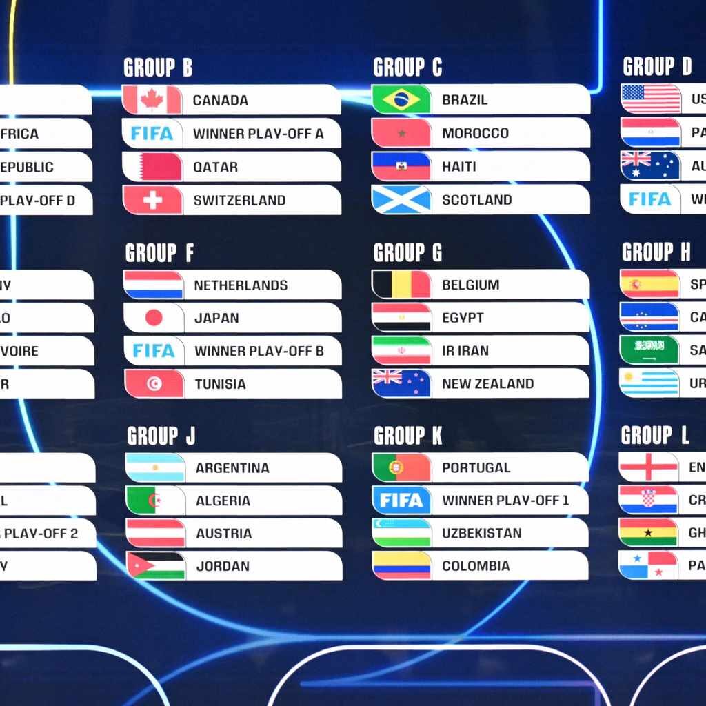 2026 World Cup: All 12 groups revealed