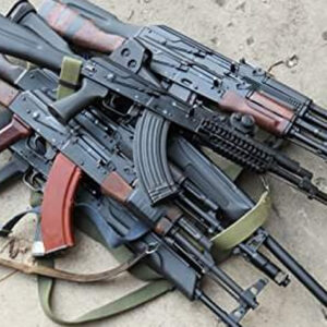 Recovered sack containing 119 rounds of AK-47 live ammunition displayed by Gombe State Police Command.