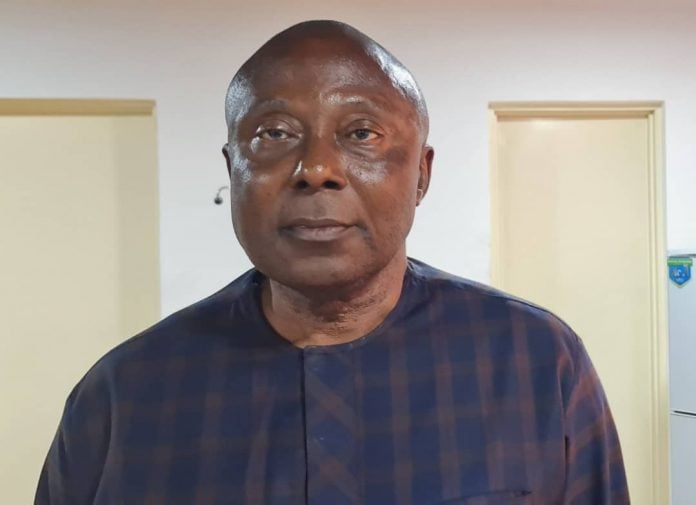 Anamekwe Nwabuoku during legal proceedings over fraud case as court orders forfeiture of assets in Abuja