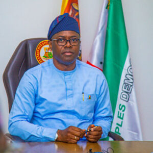 Governor Seyi Makinde signs an executive order regulating vigilante and local security groups during a security briefing in Ibadan.