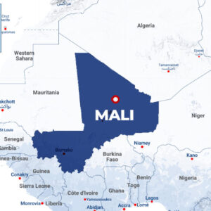 Map of Mali as reports emerge of drone strikes killing civilians in central village wedding gathering