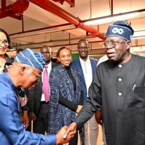 President Bola Tinubu arriving in Nairobi, Kenya, for the Africa-France Summit on economic cooperation and investment.