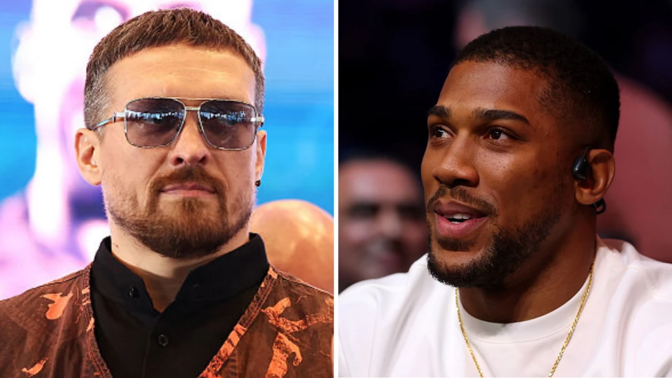 Oleksandr Usyk training with Anthony Joshua ahead of potential Tyson Fury fight