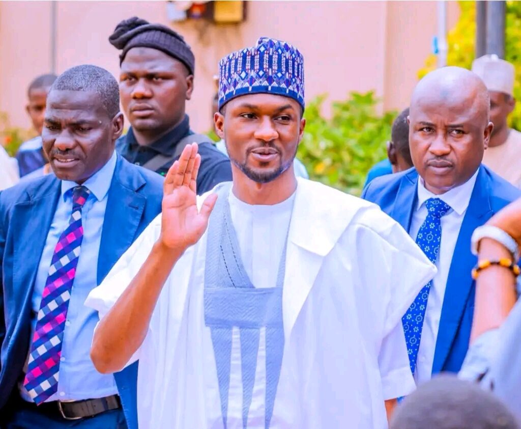Yusuf Buhari after emerging winner of APC House of Representatives primary in Katsina State.