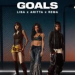 Cover art for FIFA World Cup 2026 anthem “Goals” featuring Rema, LISA and Anitta.