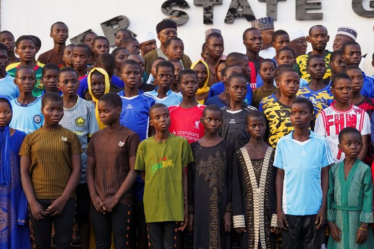 Protesters and concerned citizens raise voices on Children’s Day demanding action over abducted schoolchildren in Nigeria.