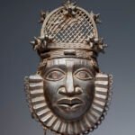 Officials from Nigeria and Switzerland display returned Benin Kingdom artefacts during a restitution ceremony at the National Museum in Lagos on June 29, 2026.