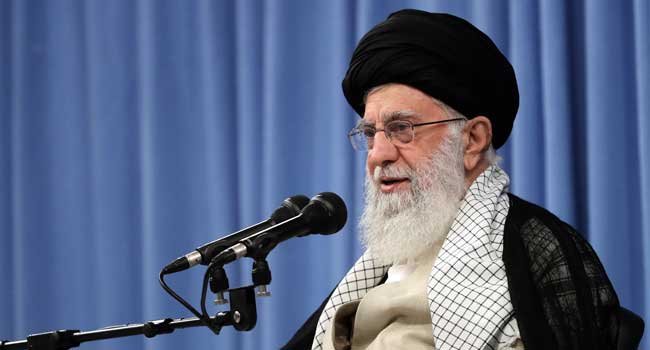 Funeral procession plan for Ali Khamenei showing Tehran, Qom and Mashhad routes with burial scheduled at Imam Reza Shrine in Mashhad.