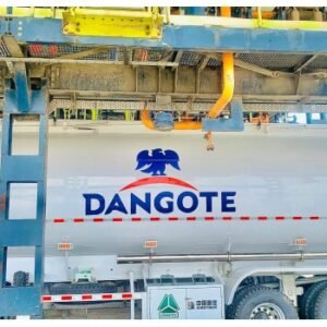 Dangote Petroleum Refinery facility as the company announces a N50 reduction in petrol ex-gantry price to N1,125 per litre.
