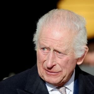 Britain's King Charles III during a public engagement.
