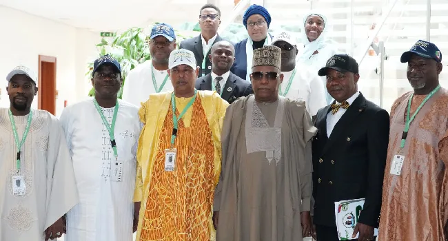 Vice President Kashim Shettima announcing Nigeria’s plan to roll out 10,000 electric tricycles under a national transport reform programme in 2026