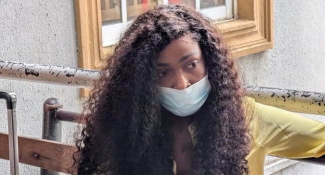 Blessing CEO appearing in court during arraignment over alleged ₦13 million fraud case in Lagos.