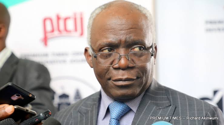 Femi Falana speaking during a Channels Television interview on state police and insecurity in Nigeria.