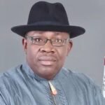 Seriake Dickson speaks during a television interview where he backed Peter Obi's call to delay the implementation of state police until after the 2027 general election.