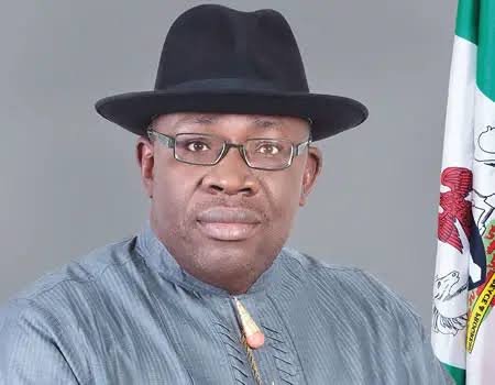 Seriake Dickson speaks during a television interview where he backed Peter Obi's call to delay the implementation of state police until after the 2027 general election.