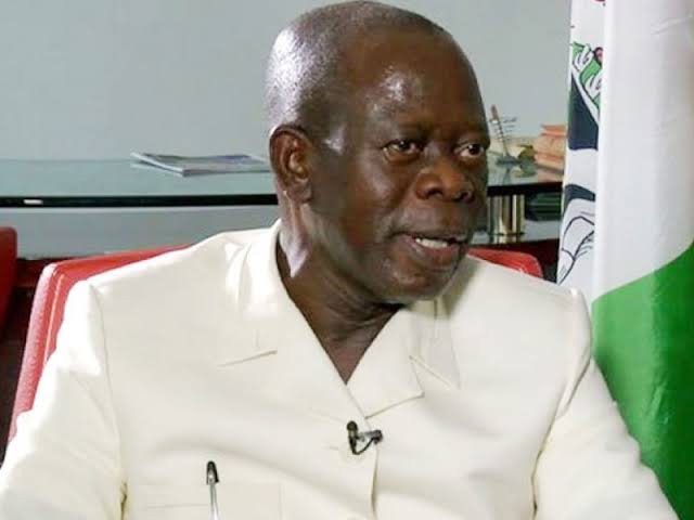 Senate chamber session during debate over Public Accounts Committee warrant against Mele Kyari and remarks by Adams Oshiomhole on NNPC.