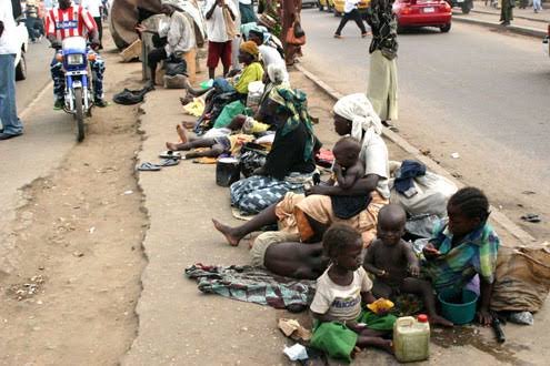 Lagos environmental enforcement officials conduct operations against street begging as authorities announce the arrest of 144 people across the state.