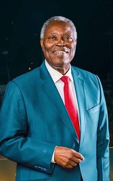 William F. Kumuyi speaking during a church service, addressing congregation at Deeper Life Bible Church on leadership succession.