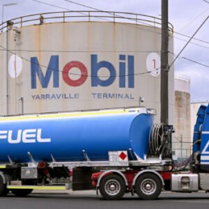 Fuel tanker transporting petroleum products as South Africa announces plans for a 36 million-barrel strategic petrol reserve.