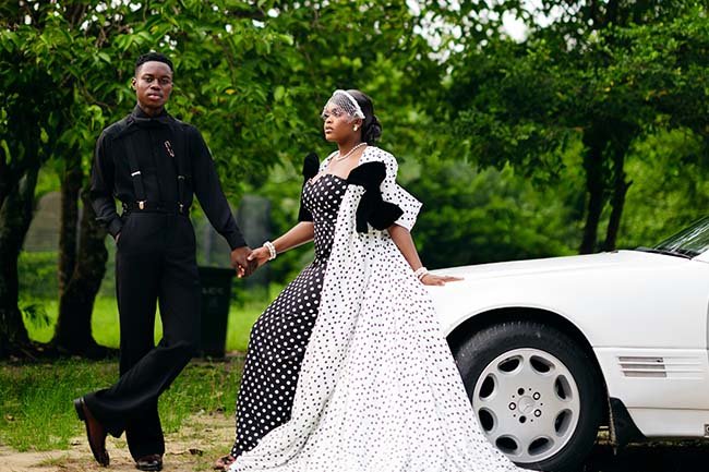 Peller and Jarvis pose together in their official pre-wedding photographs ahead of their August 1, 2026 wedding ceremony.