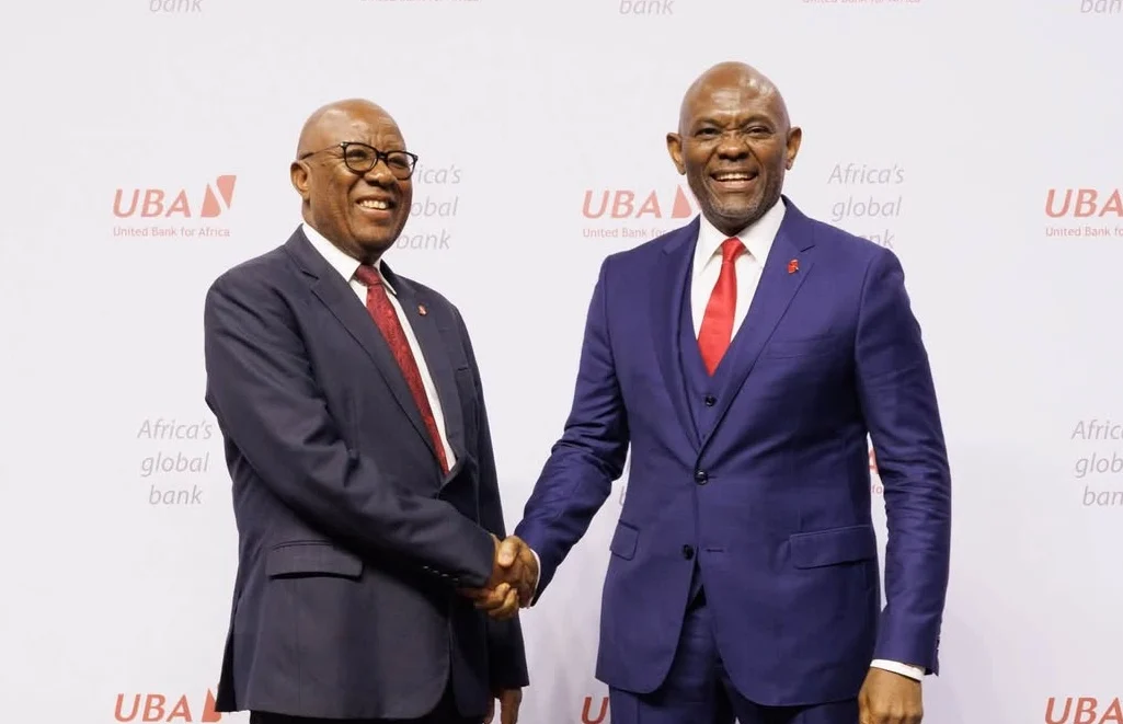 Tony Elumelu speaking during a public event ahead of his retirement as Chairman of United Bank for Africa (UBA) in August 2026.