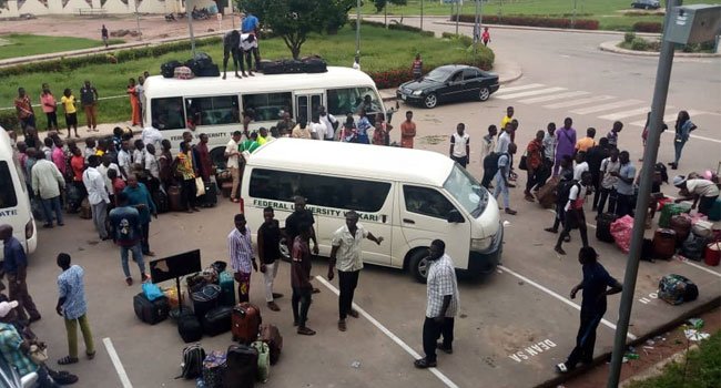 Federal University Wukari campus as the institution announces a ban on graduation sign-out activities over security concerns.