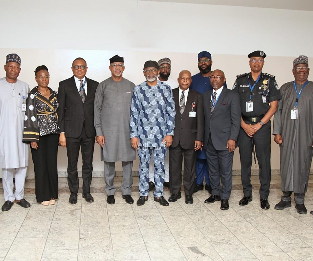 President Bola Tinubu inaugurates the state police implementation committee led by Chief of Staff Femi Gbajabiamila at the Presidential Villa in Abuja.
