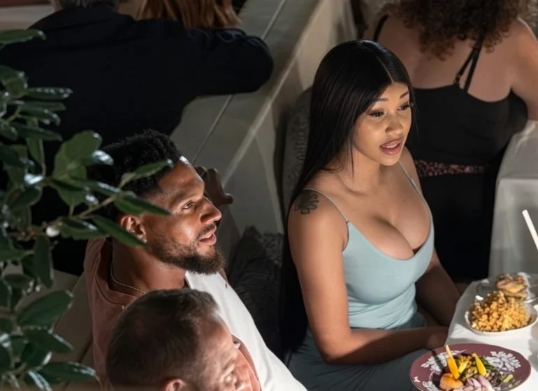 Cardi B speaks during an online session after rumours linked her romantically with Super Eagles goalkeeper Maduka Okoye following their outing in Venice, Italy.