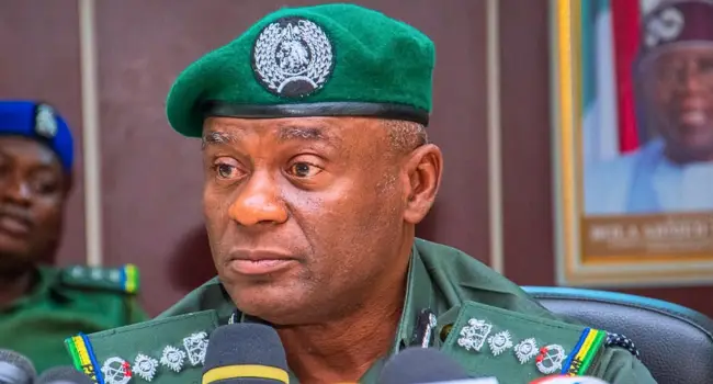 Inspector-General of Police Olatunji Disu at a strategic meeting on police colleges accreditation in Abuja