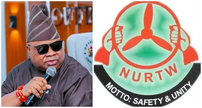 Governor Ademola Adeleke announces a ban on NURTW activities in Osun State motor parks and orders the arrest of violators.