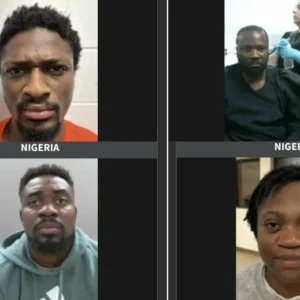 US Department of Homeland Security publishes names and photographs of 124 Nigerians identified for deportation under immigration enforcement programme.