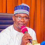 Nasarawa State Governor Abdullahi Sule at the signing of a $2 million supplementary lithium agreement with Chinese investors in Abuja.