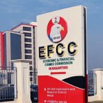 EFCC representative Francis Oka-Phillips Usani speaks before the Senate Committee on Public Accounts about NDDC levy recoveries.