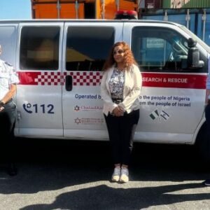 Israel donates ambulances, medical equipment and wheelchairs to Nigeria at Port of Ashdod