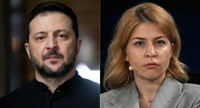 Ukrainian President Volodymyr Zelensky and former US ambassador Olga Stefanishyna following her dismissal amid Ukraine's diplomatic reshuffle.