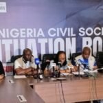 Nigeria Civil Society Situation Room members during a press briefing ahead of the 2026 Osun governorship election.