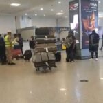 67 Nigerian returnees from South Africa arrive at Murtala Mohammed International Airport in Lagos.