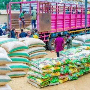 Sokoto State Government relief materials and food items donated to families affected by banditry and a boat accident.
