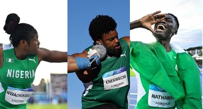 Team Nigeria athletes celebrate after finishing seventh overall and as the highest-ranked African nation at the 2026 Commonwealth Games in Glasgow.
