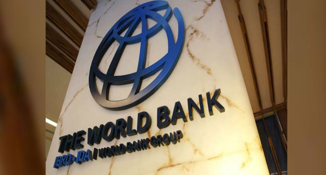 World Bank headquarters highlighting a new report urging developing countries to embrace artificial intelligence to improve economic growth and public services.