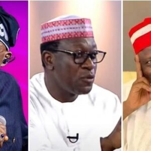Abdulmumin Jibrin speaking about President Bola Tinubu and Rabiu Kwankwaso ahead of the 2027 presidential election.
