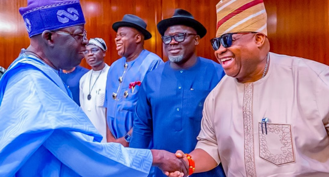 Adeleke Tinubu 2027 support, Ademola Adeleke, Bola Tinubu, Osun election, 2027 presidential election, Osun politics